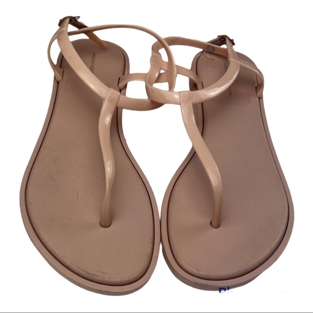 French Connection light pink jelly sandals Size 9